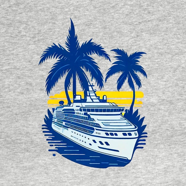 Cruise Ship Cruising Vacation Souvenir by AbundanceSeed